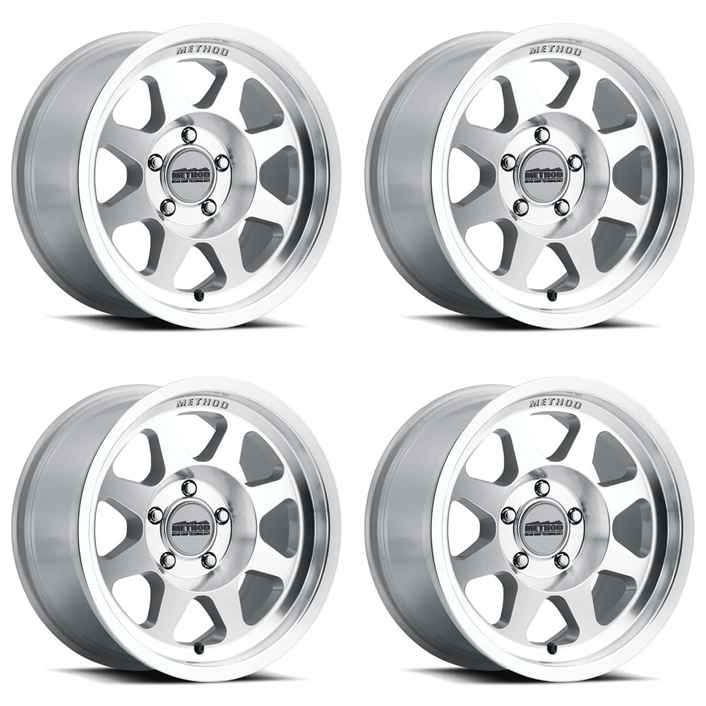 (set of 4) Method Wheels MR701 Machined | 17x8.5" +0mm | 6x5.5mm Wheel