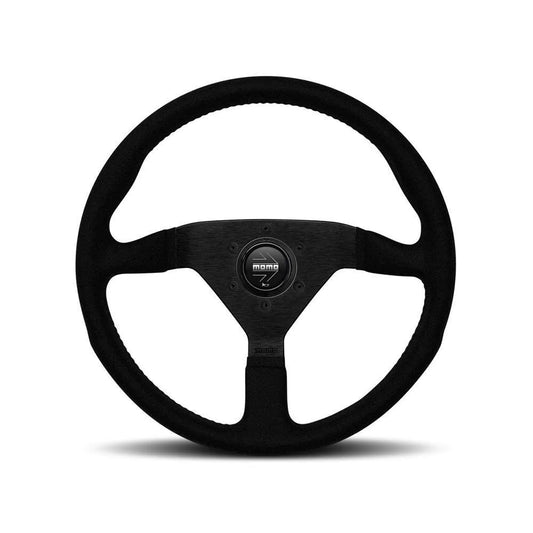 MOMO Montecarlo 350mm Black Alcantara Steering Wheel (MCL35AL)