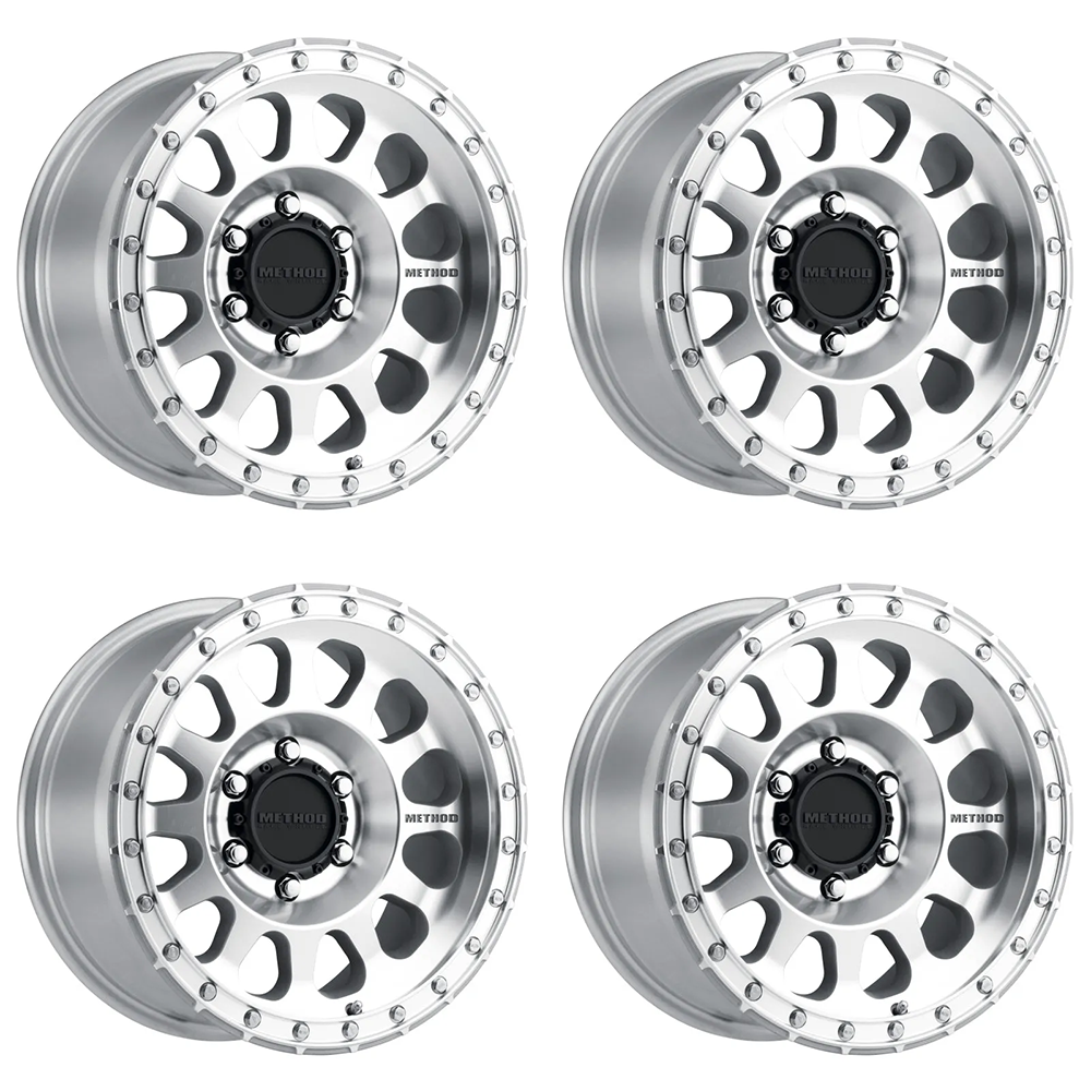 (set of 4) Method Wheels MR315 Machined | 17x8.5" +0mm | 6x5.5mm Wheel