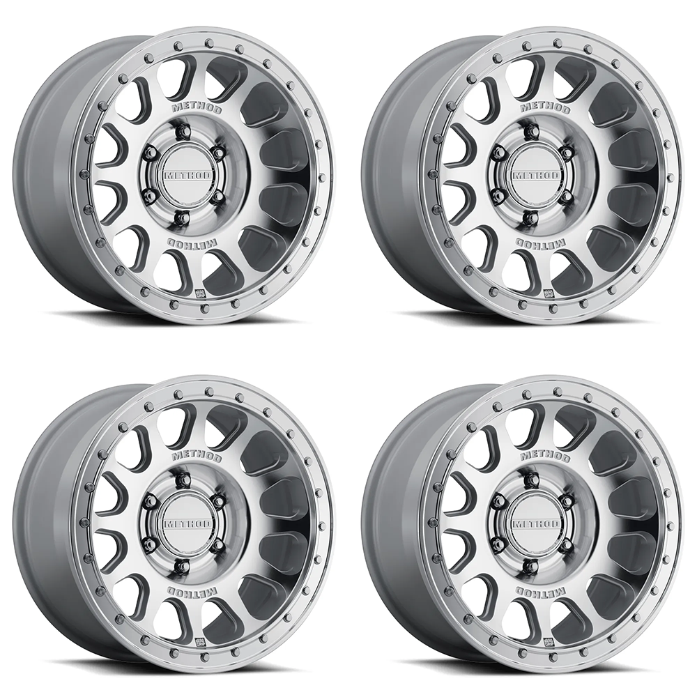 (set of 4) Method Wheels MR709-HD Machined | 18x9" +12mm | 6x135mm Wheel