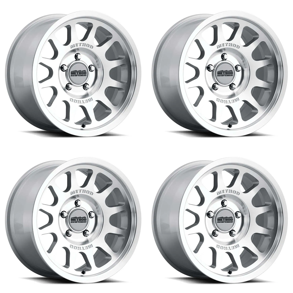 (set of 4) Method Wheels MR703 Machined | 17x8.5" +0mm | 6x5.5mm Wheel