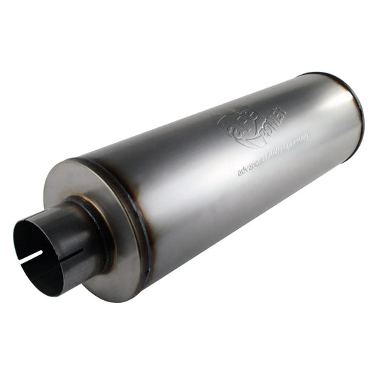 aFe MACH Force XP Exhausts Mufflers SS-409 EXH Muffler 4 ID In/Out 8 Dia