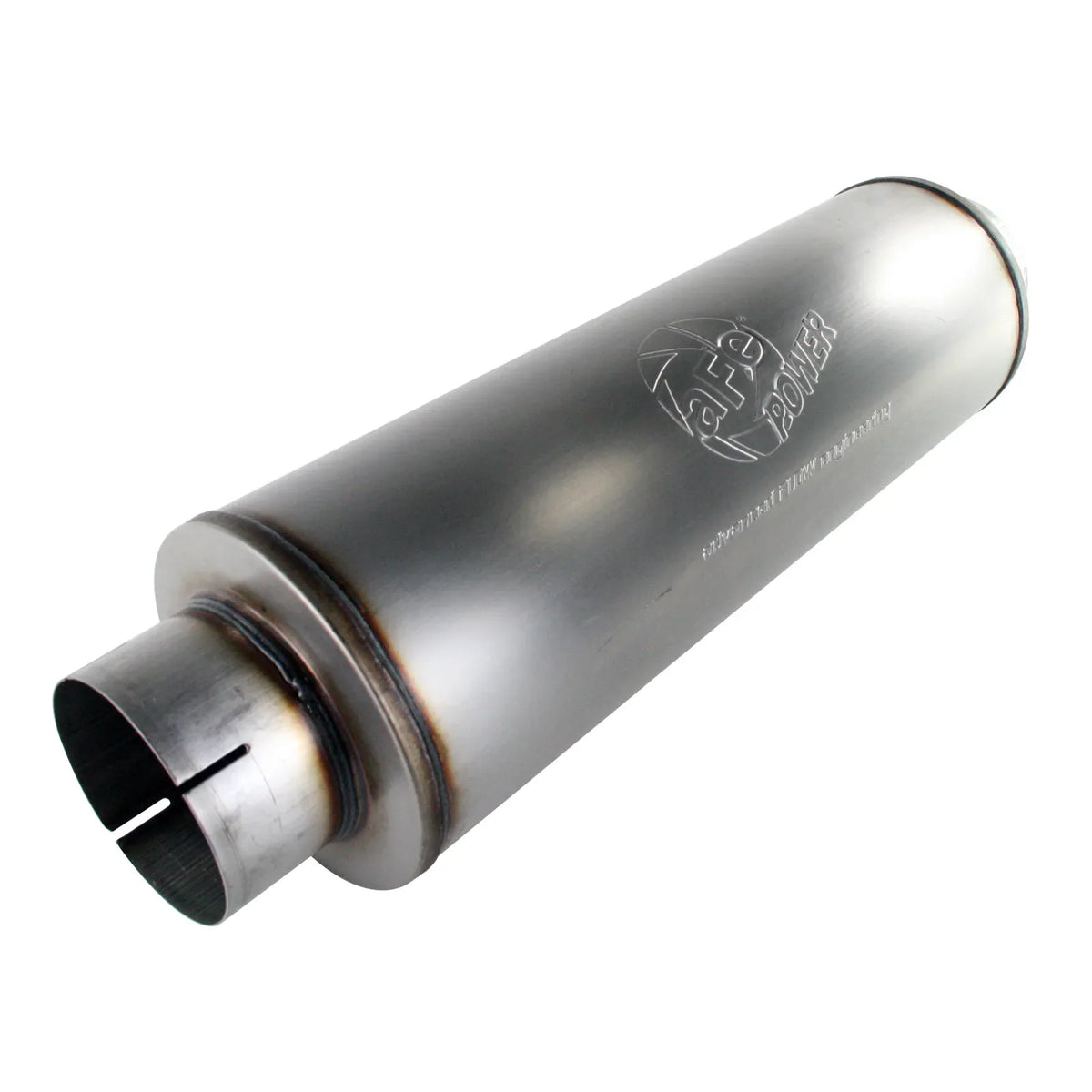 aFe MACH Force XP Exhausts Mufflers SS-409 EXH Muffler 5 ID In/Out 8 Dia