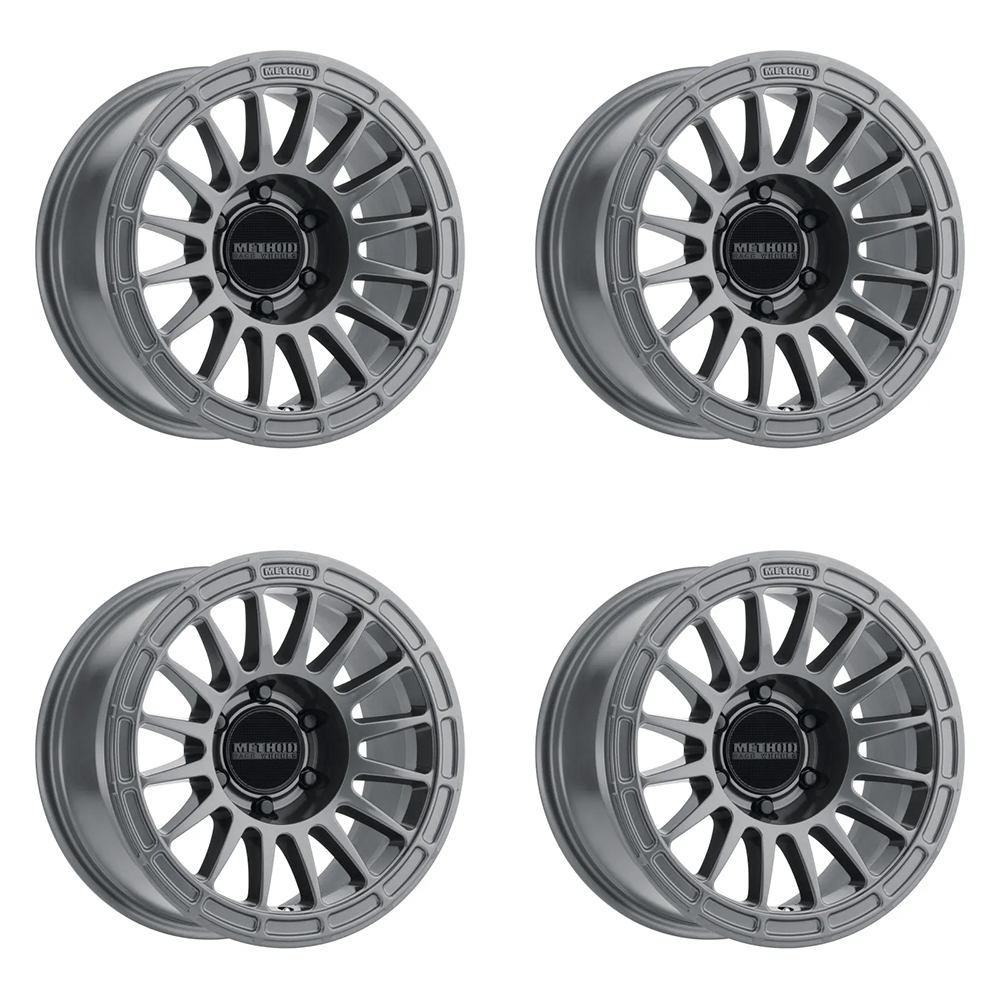 (set of 4) Method Wheels MR314 Gloss Titanium | 17x8.5" +0mm | 6x5.5mm Wheel