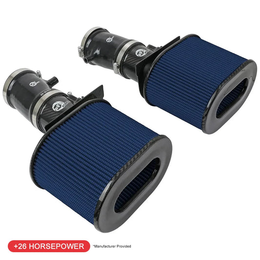 aFe 15-21 Lamborghini Huracan V10-5.2L Track Series Intake System w/ Pro 5R Filter