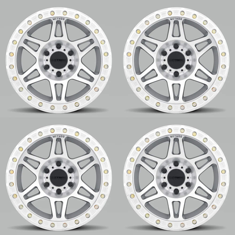 (set of 4) Method Wheels MR106 Machined | 17x9" -44mm | 5x5mm Wheel
