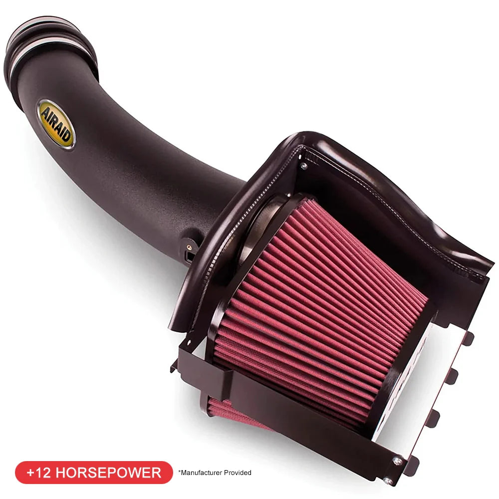 Airaid 10-14 Ford SVT Raptor / 11-13 F-150 6.2L CAD Intake System w/ Tube (Dry / Red Media)