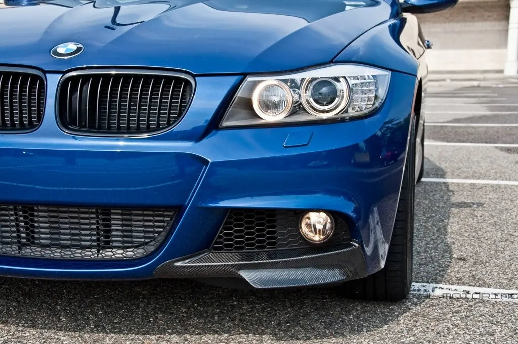 M-Sport Style Carbon Fiber Front Splitters - E90 3-series LCI