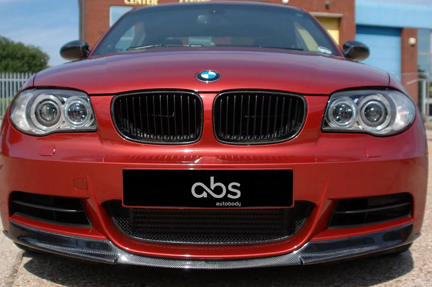 ICARBON Style Carbon Fiber Front Lip - BMW E82 1-series