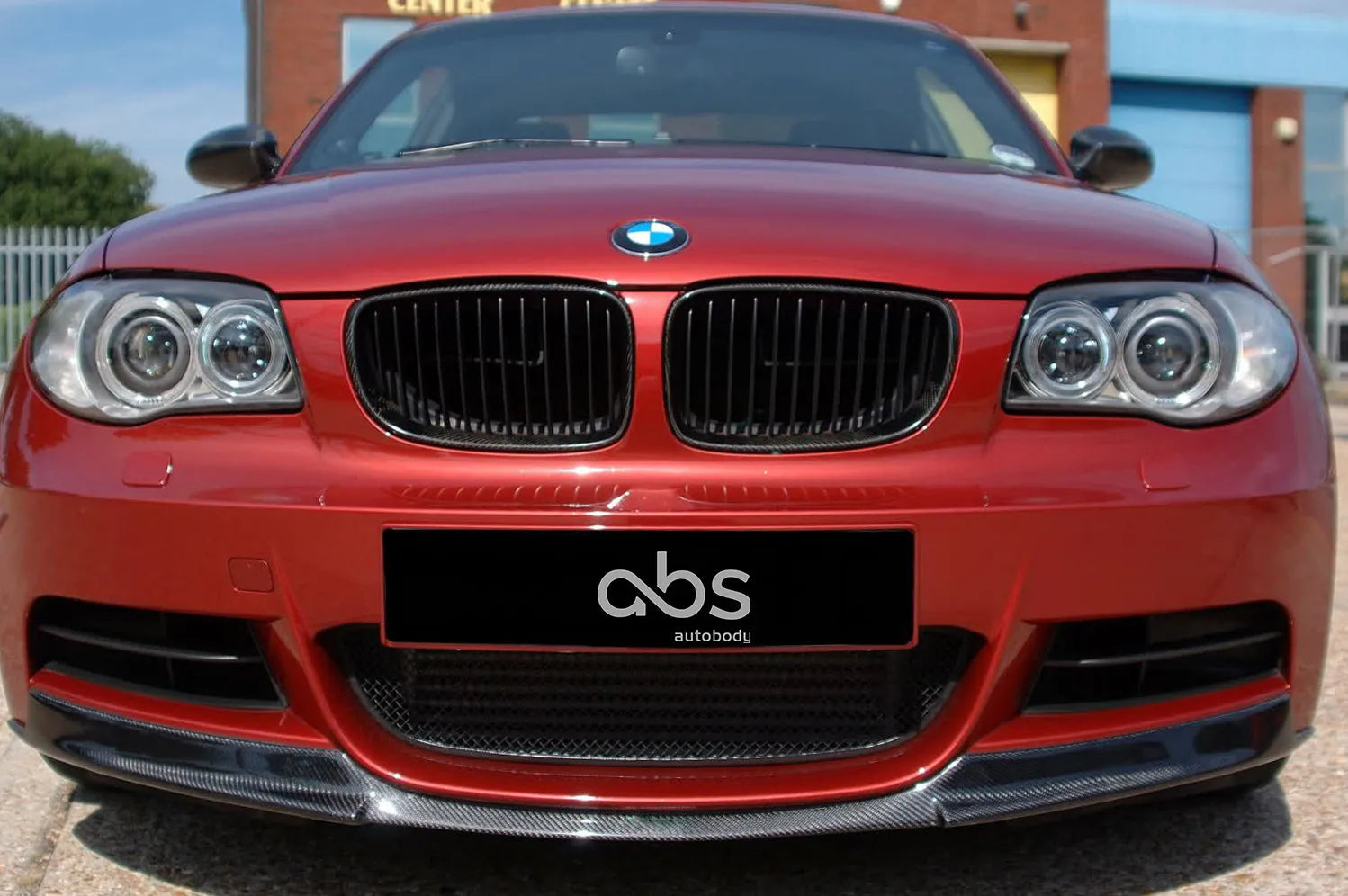 ICARBON Style Carbon Fiber Front Lip - BMW E82 1-series