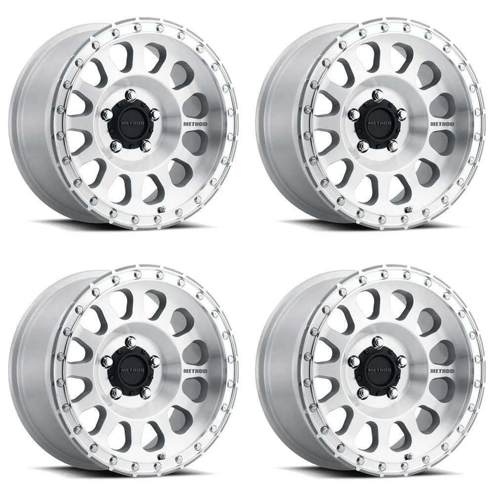 (set of 4) Method Wheels MR315 Machined | 17x9" -12mm | 5x5mm Wheel