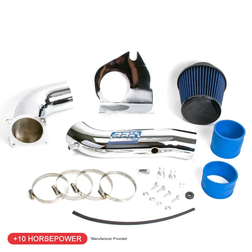 BBK 99-04 Mustang V6 Cold Air Intake Kit - Chrome Finish