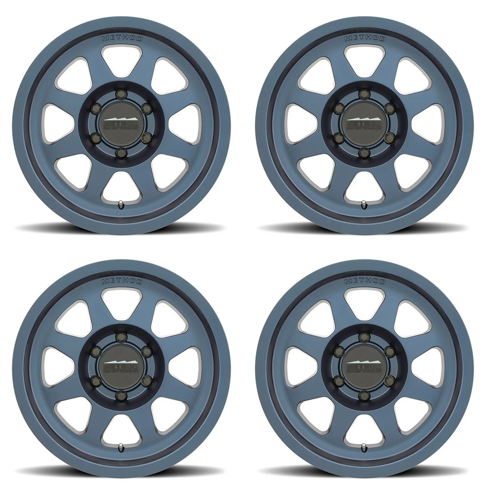 (set of 4) Method Wheels MR701 Bahia Blue | 17x9" -12mm | 5x5mm Wheel