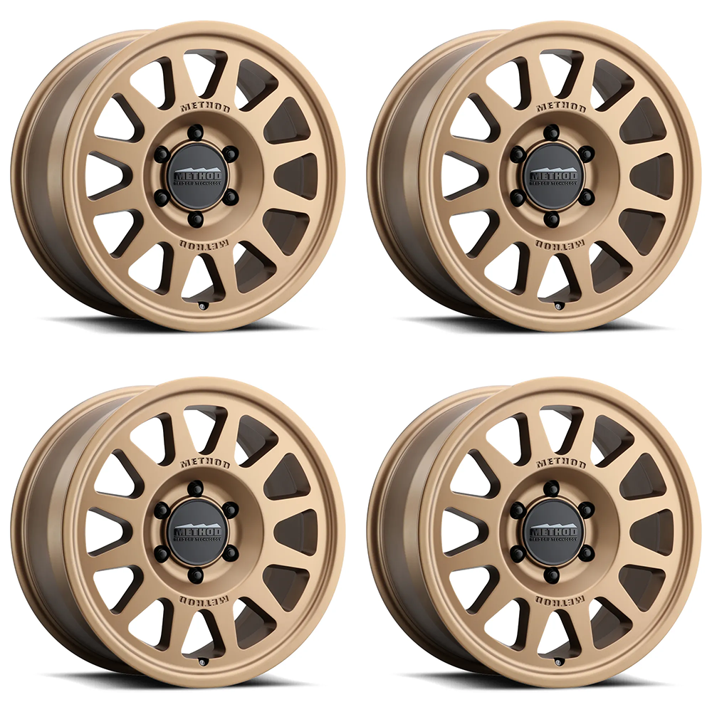 (set of 4) Method Wheels MR703-HD Bronze | 18x9" +40mm | 6x5.5mm Wheel