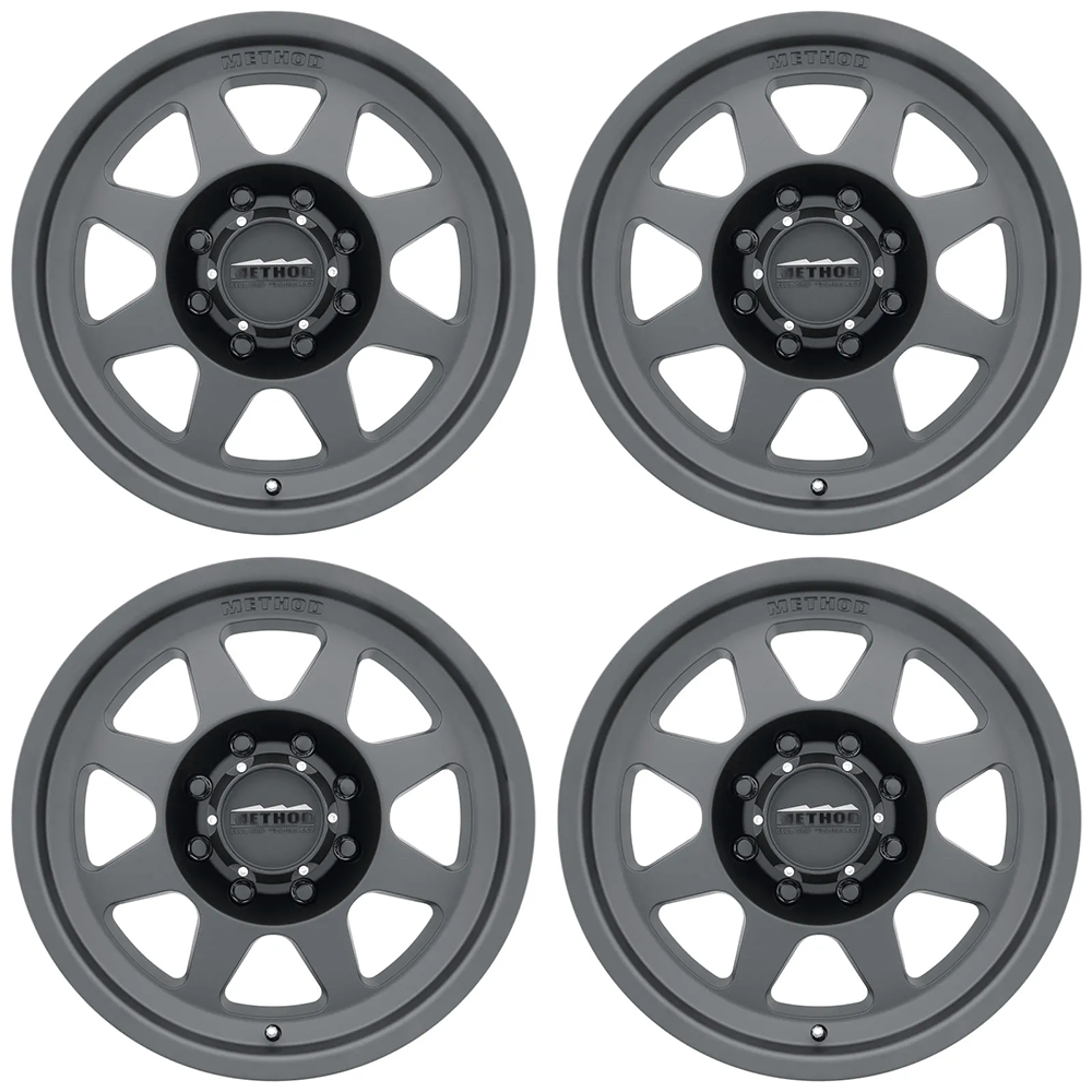 (set of 4) Method Wheels MR701-HD Matte Black | 18x9" +18mm | 8x170mm Wheel