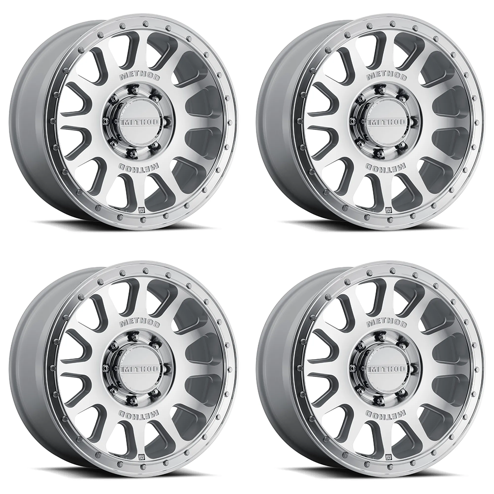 (set of 4) Method Wheels MR709-HD Machined | 20x9" +12mm | 8x180mm Wheel