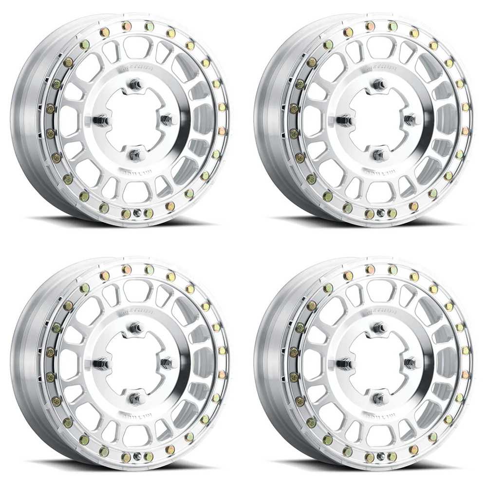 (set of 4) Method Wheels MR412 Machined - Raw | 15x5" +43mm | 5x4.5mm Wheel