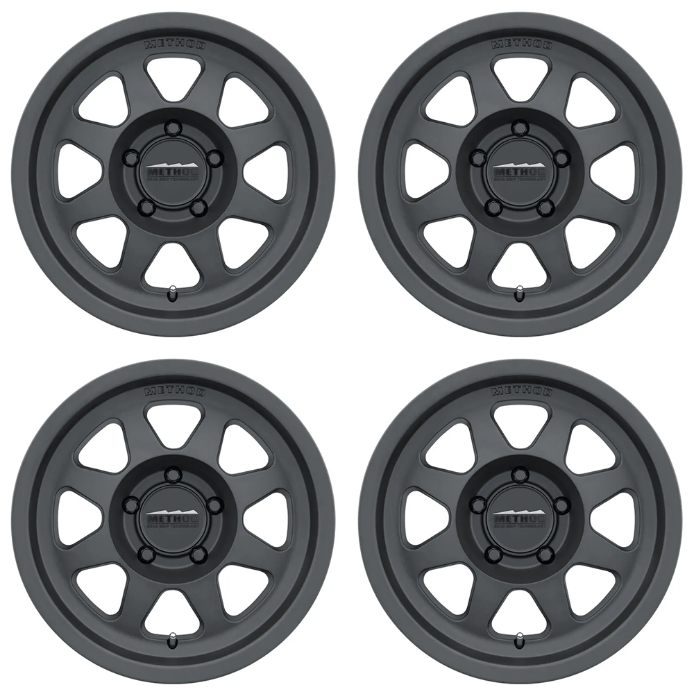 (set of 4) Method Wheels MR701 Matte Black | 18x9" +25mm | 5x150mm Wheel