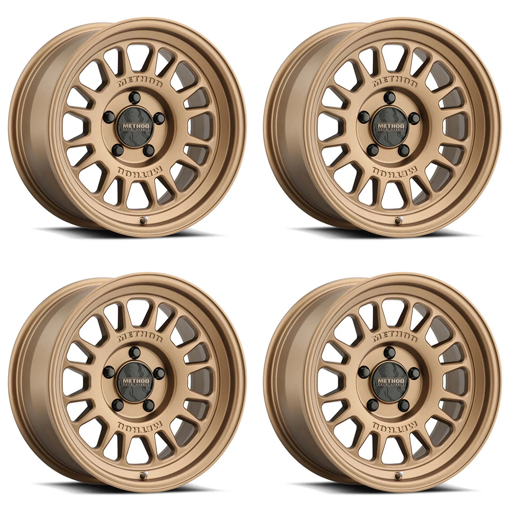 (set of 4) Method Wheels MR318 Bronze | 18x8.5" +40mm | 5x150mm Wheel