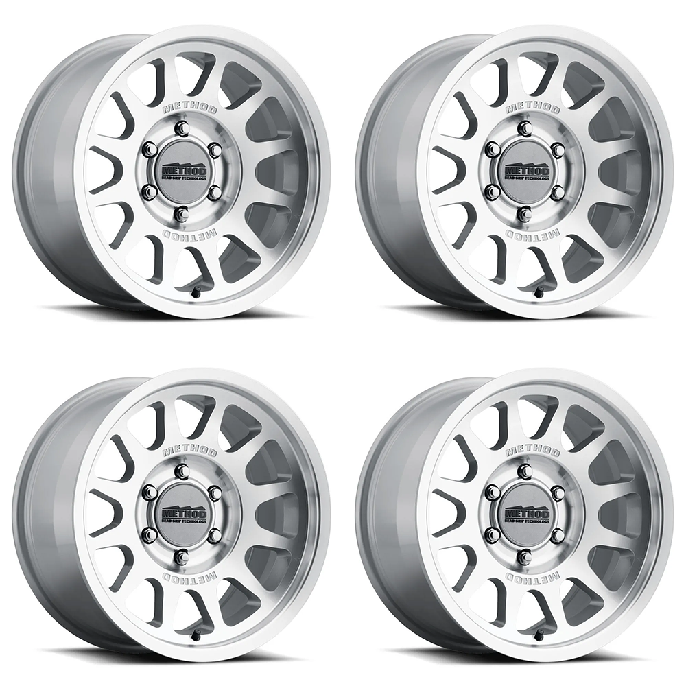 (set of 4) Method Wheels MR703 Machined | 17x8.5" +35mm | 6x5.5mm Wheel