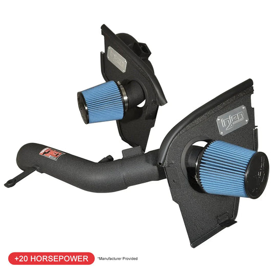 Injen 2015 M3/M4 3.0L Twin Turbo Wrinkle Black Short Ram 2pc. Intake System w/ MR Technology