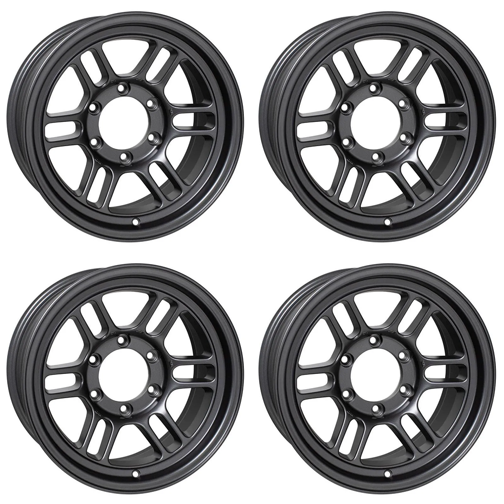 (set of 4) Enkei RPT1 Matte Dark Gunmetallic | 16x8" +0mm | 6x139.7mm Wheel