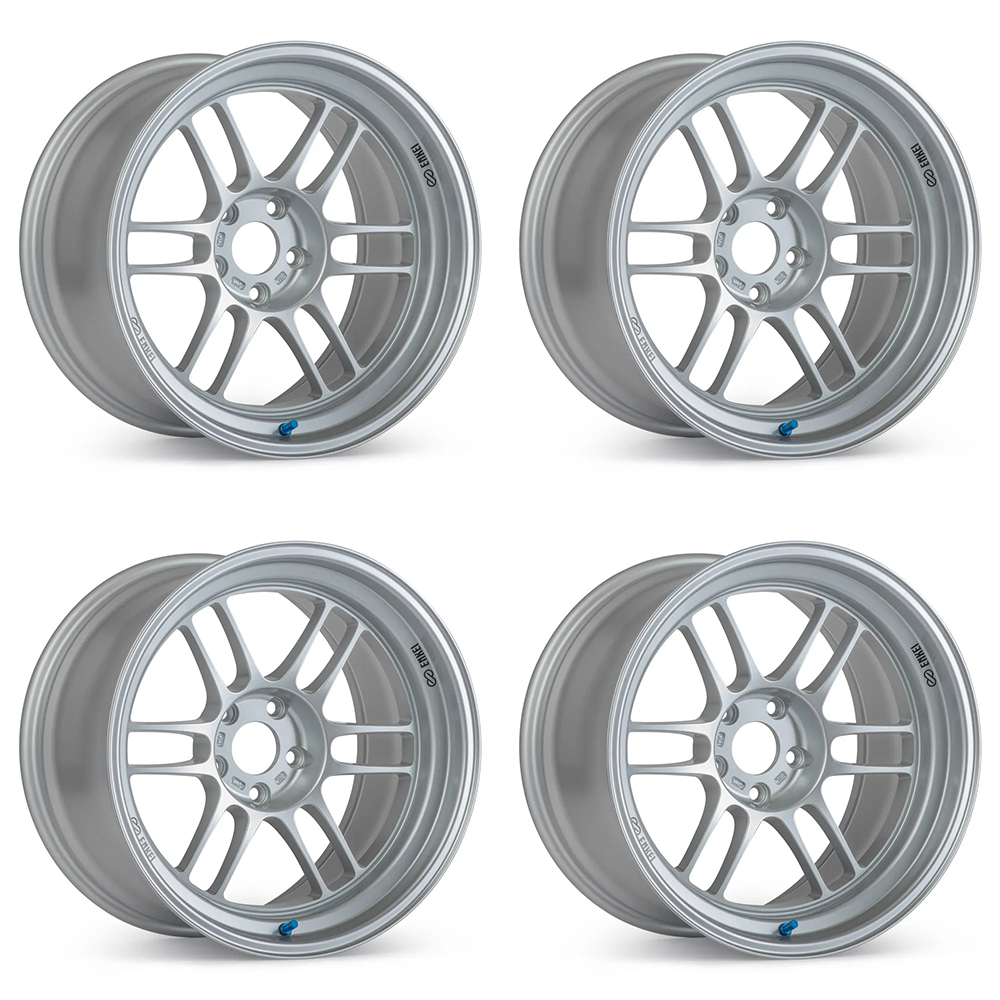 (set of 4) Enkei RPF1 Silver | 18x9.5 | 5x114.3mm Wheel