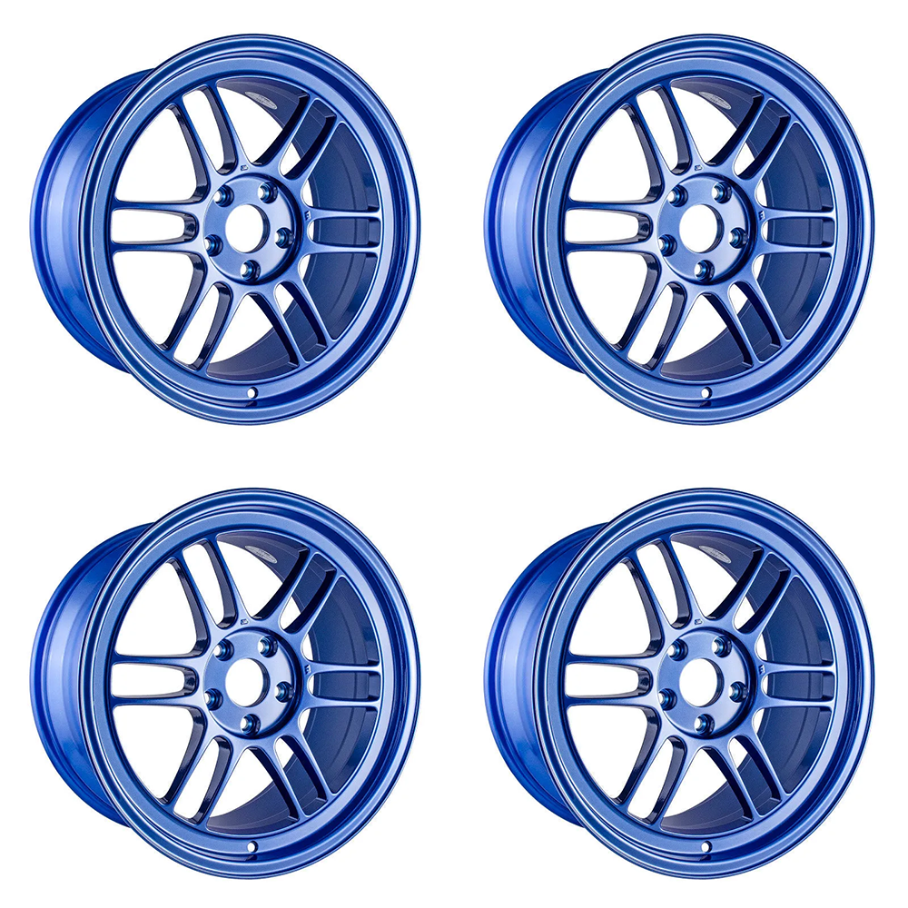 (set of 4) Enkei RPF1 Blue | 18x9.5 | 5x114.3mm Wheel