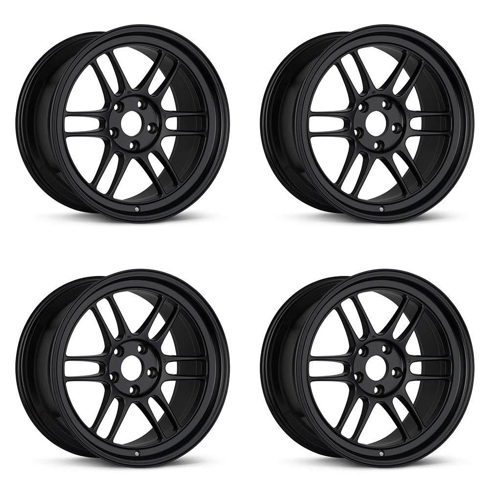 (set of 4) Enkei RPF1 Black | 17x9 | 5x100mm Wheel