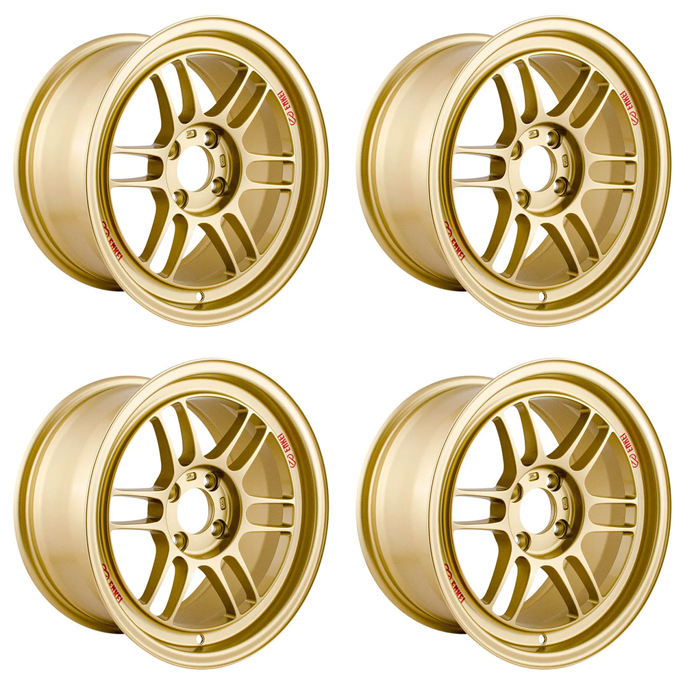 (set of 4) Enkei RPF1 Gold | 15x8 | 4x100mm Wheel