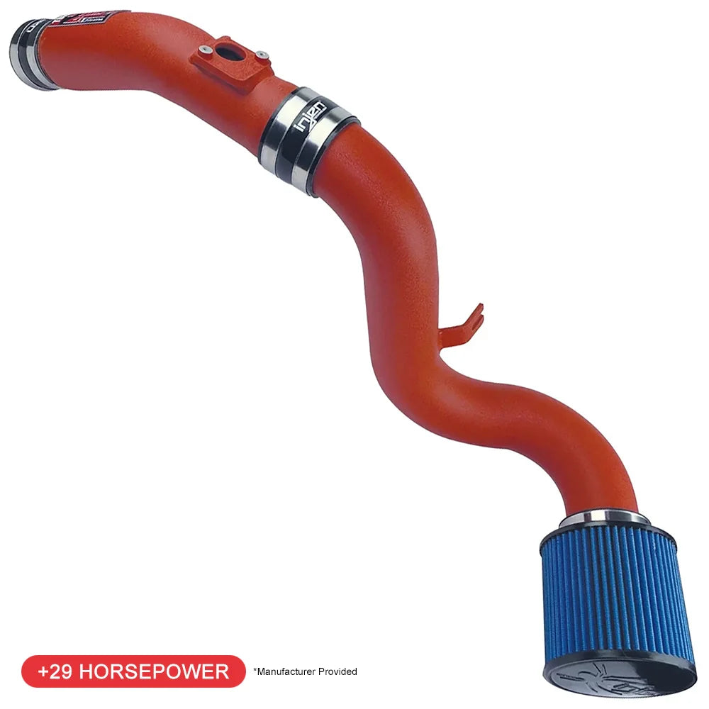 Injen 2016 Honda Civic 1.5L Turbo 4Cyl Wrinkle Red Cold Air Intake w/MR Tech (does not fit Si trim)