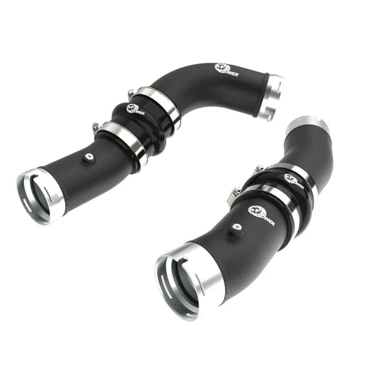 aFe 2024+ Toyota Tacoma BladeRunner 2.5in & 3in Aluminum Hot & Cold Charge Pipe Kit - Black