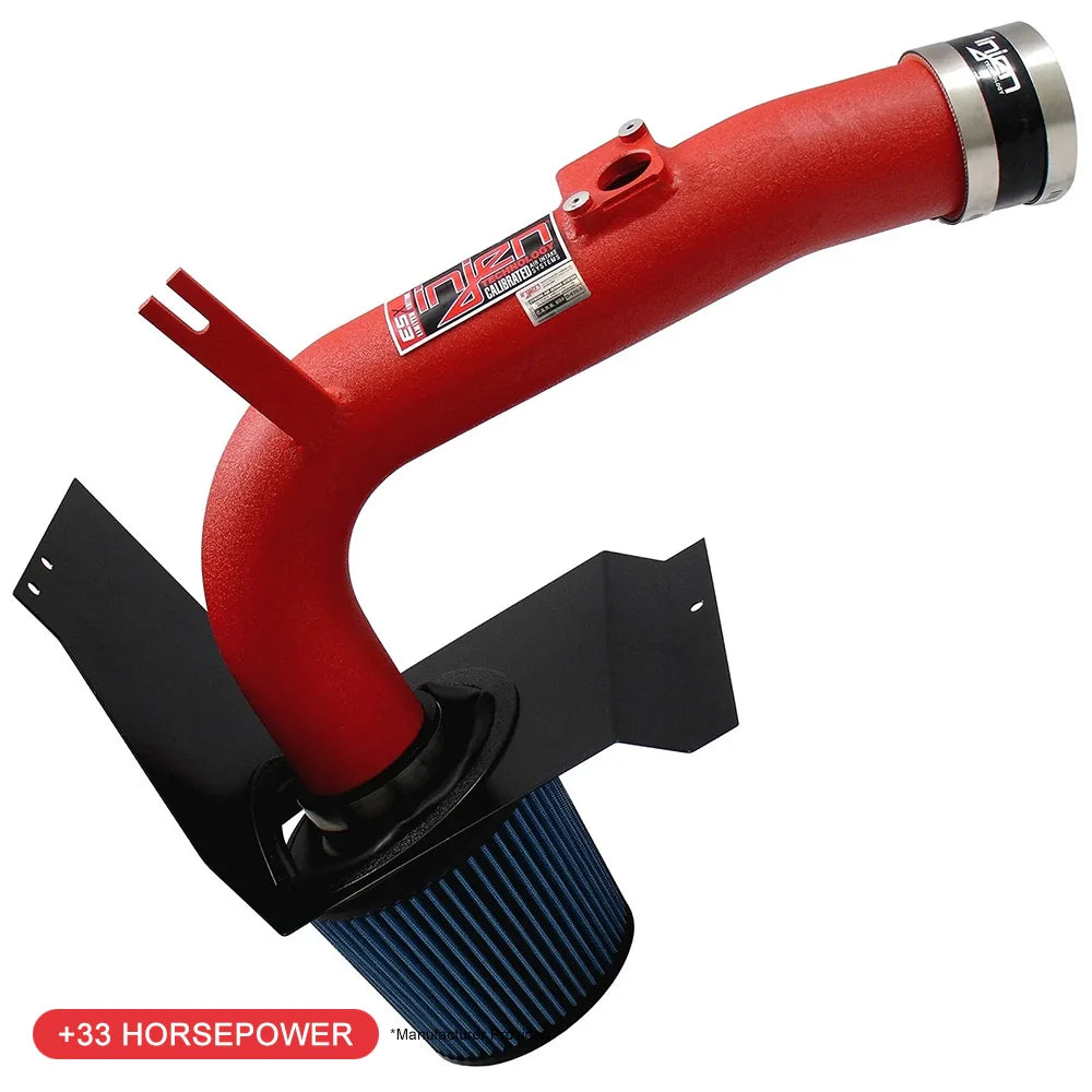 Injen 08-13 Subaru WRX/STi 2.5L (t) Wrinkle Red Cold Air Intake