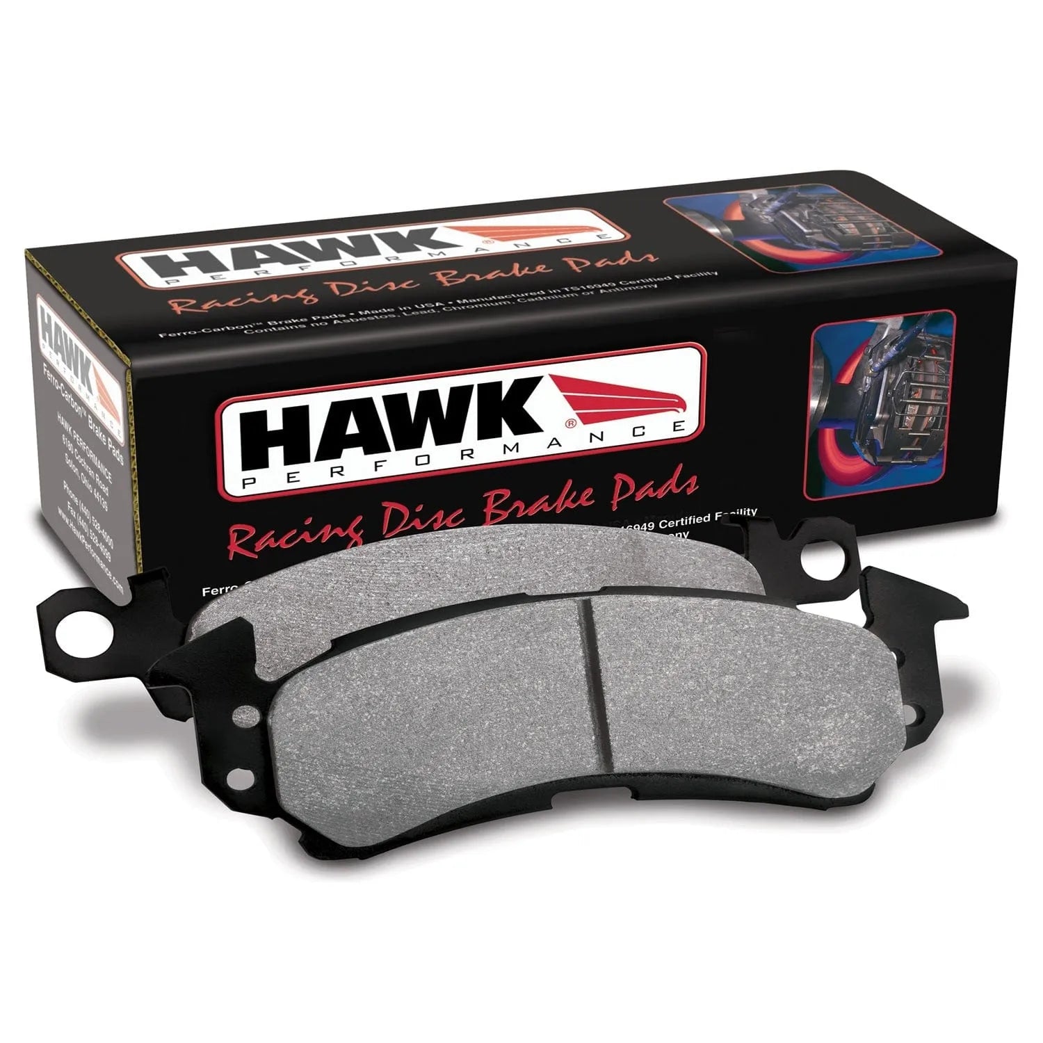 Hawk Performance Rear ER-1 Brake Pads | BMW 1 Series M (2011) (HB630D.626)