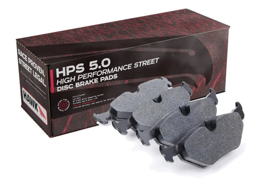 Hawk HPS 5.0 Street Brake Pads | BMW 535i/545i/550i/645Ci/650i/745i/750i/750Li (04-10) (HB630B.626)