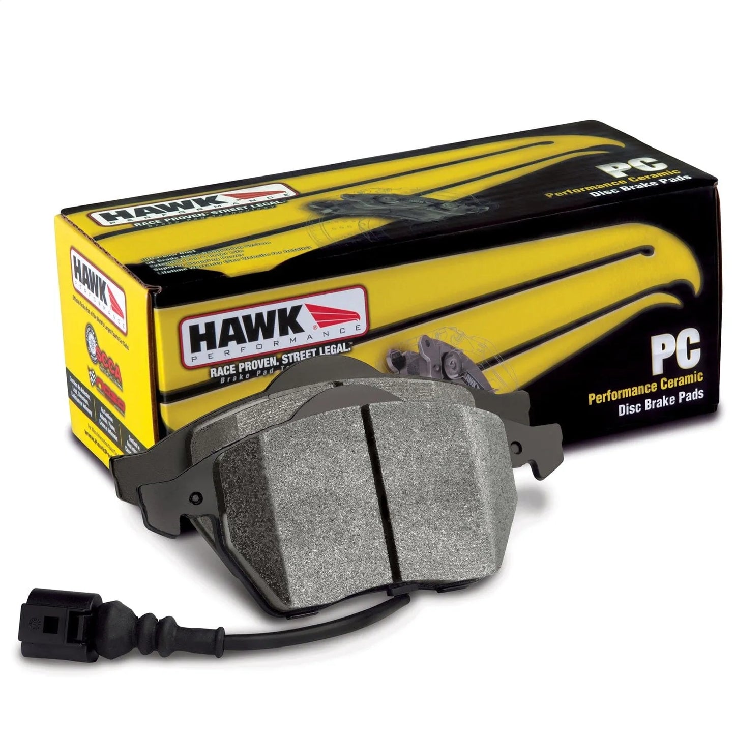 Hawk Performance Street Front Brake Pads | Toyota Supra (2020) / BMW Z4 (2019–2020) (HB916Z.740)