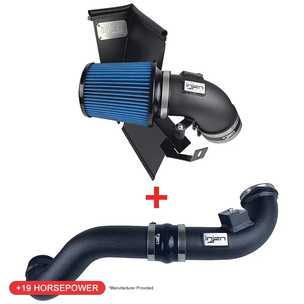 Injen 19-20 BMW Z4 / 2020 Toyota Supra 3.0L Turbo Intake and Charge Pipe Power Package - Wrinkle Blk