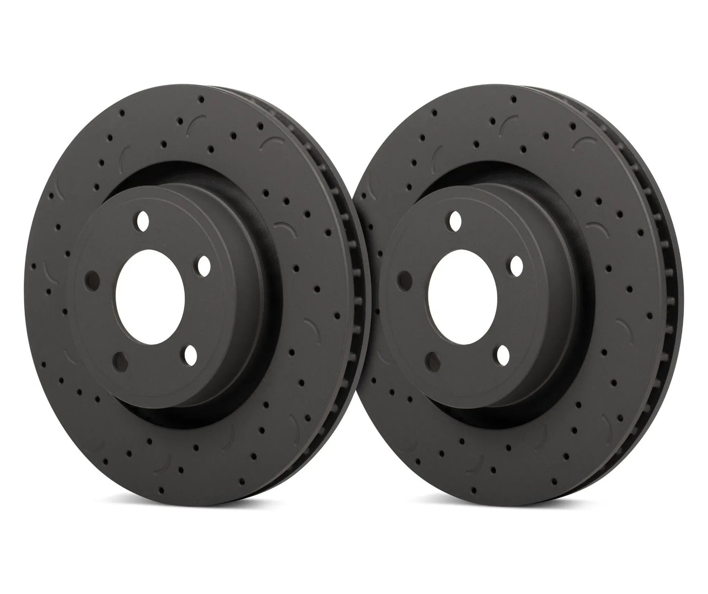 Hawk Performance Drilled and Slotted Front Brake Rotor Set | BMW 318ti (1995) (HTC4725)