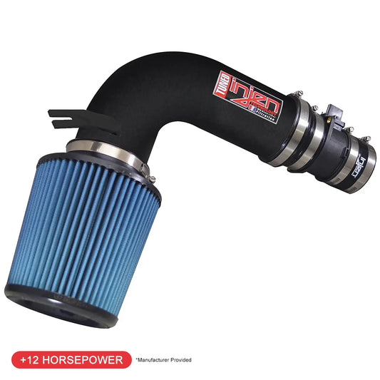 Injen 14-18 Dodge Ram 3.0L V6 Wrinkle Black Power-Flow Short Ram Intake