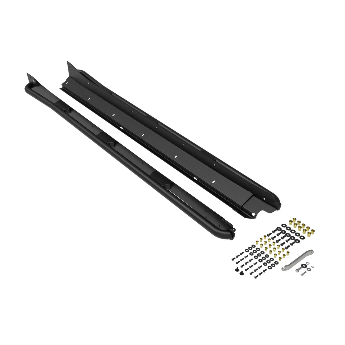 aFe POWER 18-23 Subaru Crosstrek Terra Guard Off-Road Sliders - Black