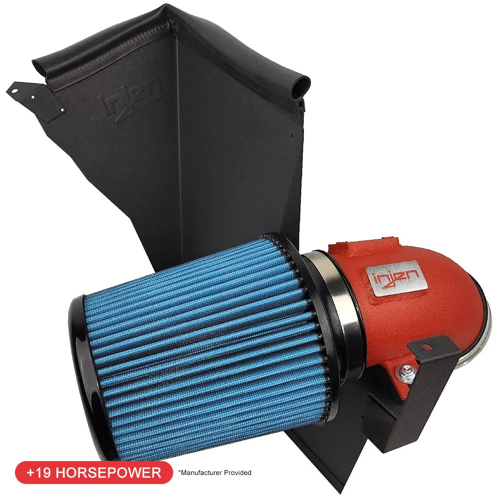 Injen 2020 BMW M340i SP Short Ram Air Intake System Wrinkle Red Finish