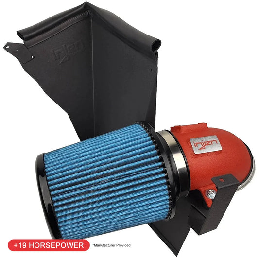 Injen 2020 BMW M340i SP Short Ram Air Intake System Wrinkle Red Finish