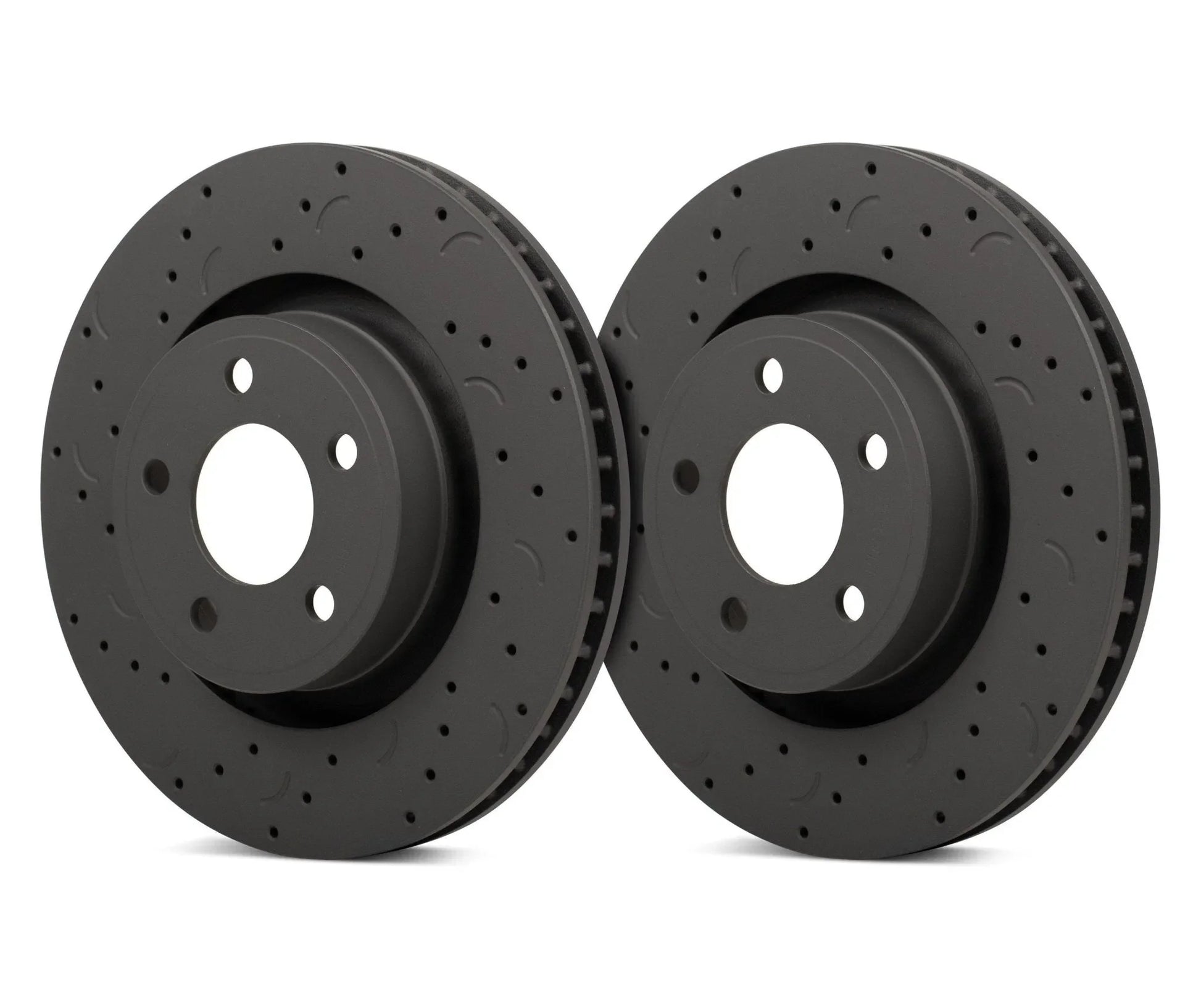 Hawk Performance Drilled and Slotted Front Brake Rotor Set | BMW X5 (2002) (HTC4762)