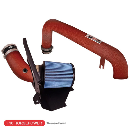Injen 15-18 Ford Focus ST 2.0L (t) 4cyl Wrinkle Red Short Ram Intake w/ MR Tech & Heat Shield