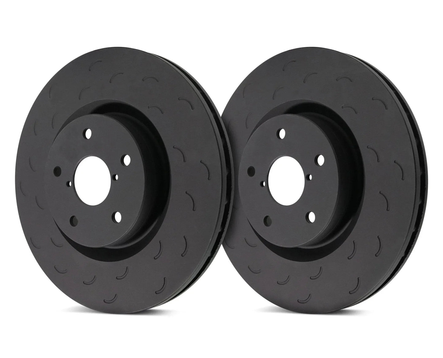 Hawk Performance Solid Slotted Rear Brake Rotor Set | BMW E30 1986–1991 (HTS4657)