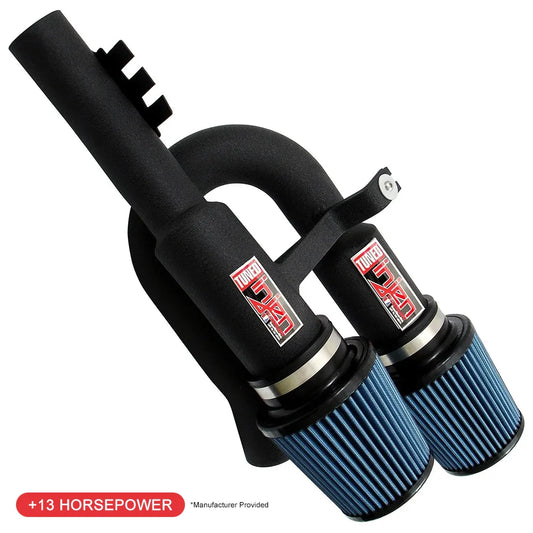 Injen 07-09 335i E92 / 08-09 135i E82 3.0L L6 Twin intake Wrinkle Black Short Ram Intake