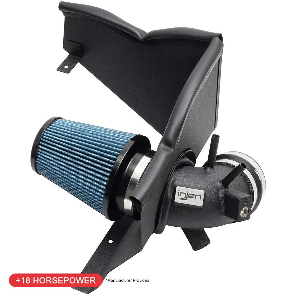 Injen 22-23 Kia Stinger 2.5L Turbo L4 Wrinkle Black Short Ram Tuned Intake System