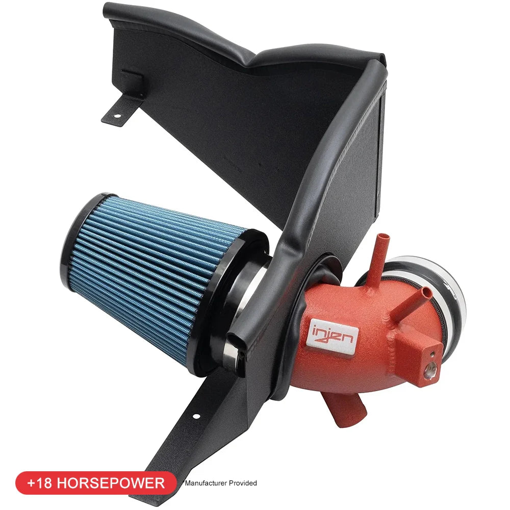 Injen 22-23 Kia Stinger 2.5L Turbo L4 Wrinkle Red Short Ram Tuned Intake System