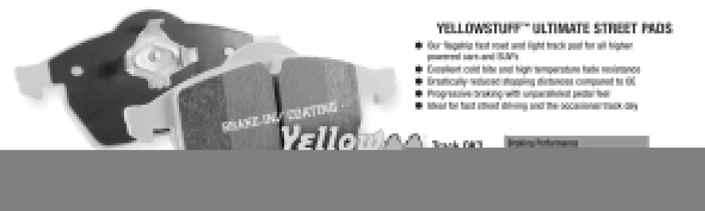 EBC Yellowstuff Rear Brake Pads | 01-03 BMW 525i 2.5 (E39)