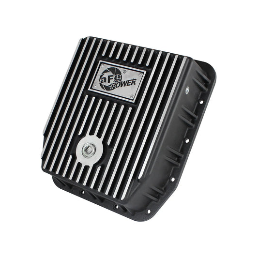 aFe Transmission Pan (Black); Ford Trucks 94-08 AODE